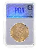 MS60 1861 $20 Liberty Head Gold Double Eagle - Graded PGA