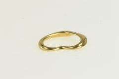 14K Yellow Gold Curvy Heart Love Symbol Vintage Slide Pendant