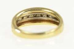 14K Yellow Gold 0.53 Ctw Men's Diamond Vintage Wedding Band Ring