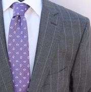 Phenomenal 2-Button Pin-Stripe Suit, Made In Italy