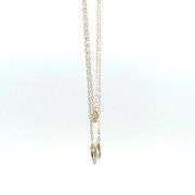 10K Yellow Gold Love Infinity Symbol Forever Chain Necklace