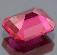 Awesome 5.12ct top red created Ruby