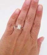 Certified Emerald Cut Diamond Solitaire