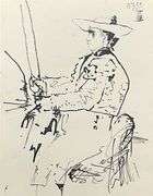 Very Collectible Pablo Picasso Lithograph from Toros y Toreros Circa 1961