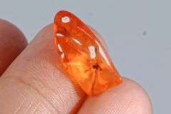 Really cool 3.70ct red Fire Opal nugget
