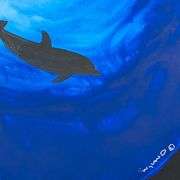 Blue Sea Dolphin by Wyland Original
