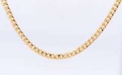14kt Yellow Gold Curb Link Chain Necklace
