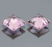 Excellent 4.51ct pink Amethyst pair