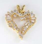 Exceptionally Nice 14k YG Diamond Heart