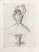 Extremely Collectible and Rare Degas Lithograph from Danse Dessin Suite Circa 1936