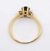 Classic 14K Sapphire & Diamond Ring