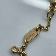 BRAND NEW 14K YELLOW GOLD DIAMOND AND ONYX BRACELET