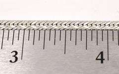 Herring Bone Chain Bracelet in Sterling Silver