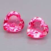 Lovely 5.87ct Brazilian pink Mystic Topaz pair!