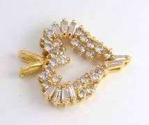 Exceptionally Nice 14k YG Diamond Heart