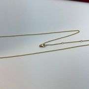 BRAND NEW 14K YELLOW GOLD AND DIAMOND NECKLACE