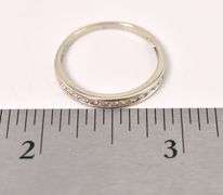 Dazzling 14K white Gold Diamond Ring Band