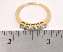 Astounding 18K Yellow Gold Diamond Ring