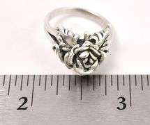Rose Ring in Sterling Silver