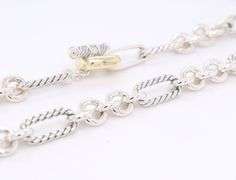 David Yurman Figaro Link Necklace