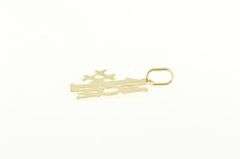 14K Yellow Gold #1 Number One Mom Mother's Day Vintage Charm/Pendant