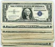 35 1957-B $1 Silver Certificates