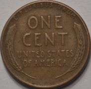 1948 Lincoln Cent Lamination Error
