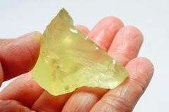 Tremendous 111ct uncut lemon Citrine