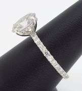 2.01CTW Hidden Halo Oval Diamond Engagement Ring