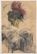 Extremely Rare and Collectible Antique Edgar Degas From Les Dessins de Degas Suite