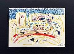 Very Collectible Pablo Picasso Lithograph from Toros y Toreros Circa 1961