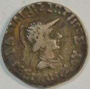 Nice Baktrian Silver Drachm of Menander, 160-145 BC