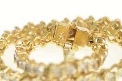 14K Yellow Gold 1.20 Ctw Diamond Classic Tennis Bracelet