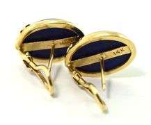Lovely Feminine 14K Lapis Earrings