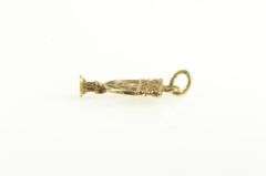 14K Yellow Gold 3D Menorah Jewish Faith Hanukkah Holiday Charm/Pendant