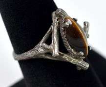 Tigers Eye Ring in Sterling Silver