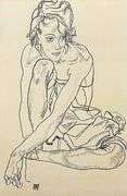 Extremely Collectible Egon Schiele Circa 1969