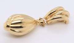 Charming 18kt Retro Art Deco Drop Dangle Pendant