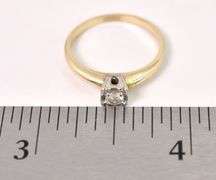 Beautiful 10K Yellow Gold Diamond Ring