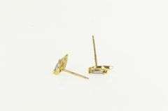 10K Yellow Gold Marquise Tanzanite Vintage Classic Stud Earrings