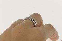 14K White Gold 0.50 Ctw Diamond Classic Men's Wedding Band Ring