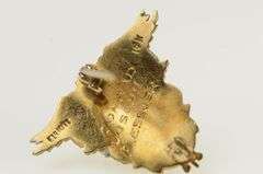 14K Yellow Gold 1943 WWII USNA Naval Academy Lapel Pin/Brooch