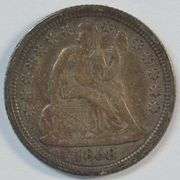 Original choice XF 1858-O Stars Obverse Liberty Seated Dime