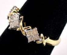 Stunning Diamond Ring in Yellow Gold
