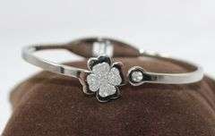 Designer Style Silver Color Stainless Steel Bracelet