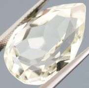 Gem grade 18.92ct pear cut Quartz