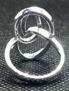 STUNNING 14K WHITE GOLD FASHION DIAMOND LADIES RING