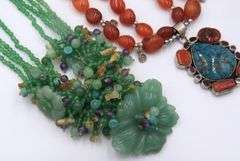 Group Lot of Multi Gemstone Beads Strands