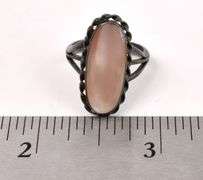 Pink Gem Ring in Sterling Silver