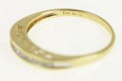 10K Yellow Gold 0.33 Ctw Love You 2000 Diamond Wedding Band Ring